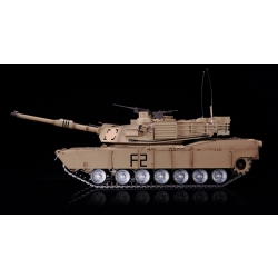 Czołg zdalnie sterowany ASG/IR/dźwięk/dym 1:16 U.S.M1A2 ABRAMS 1944 RTR 2.4Ghz - Heng Long 3918-1U (S)